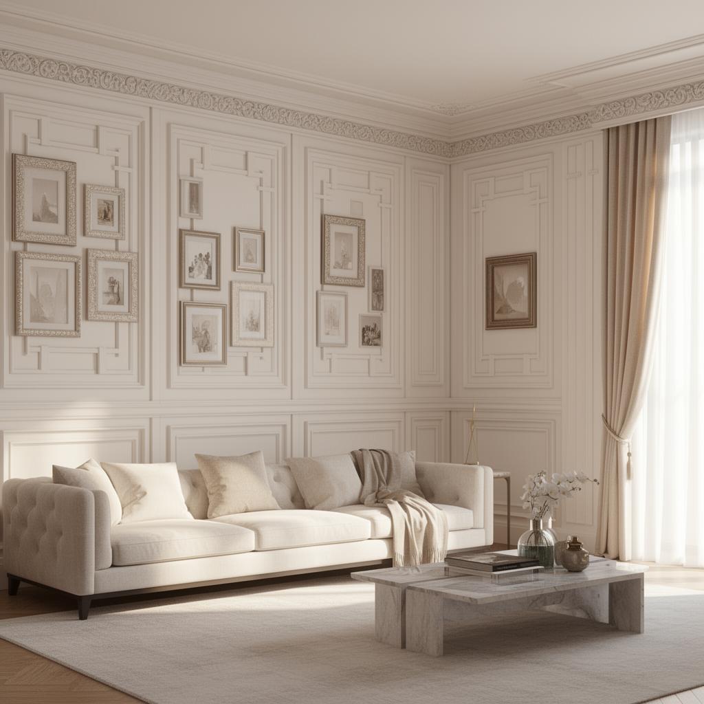 Picture Frame & Applied Molding — AI architectural concept by DIMZ Construction
