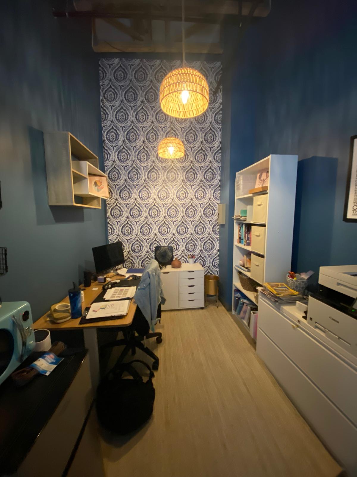 Peacock Pattern Office