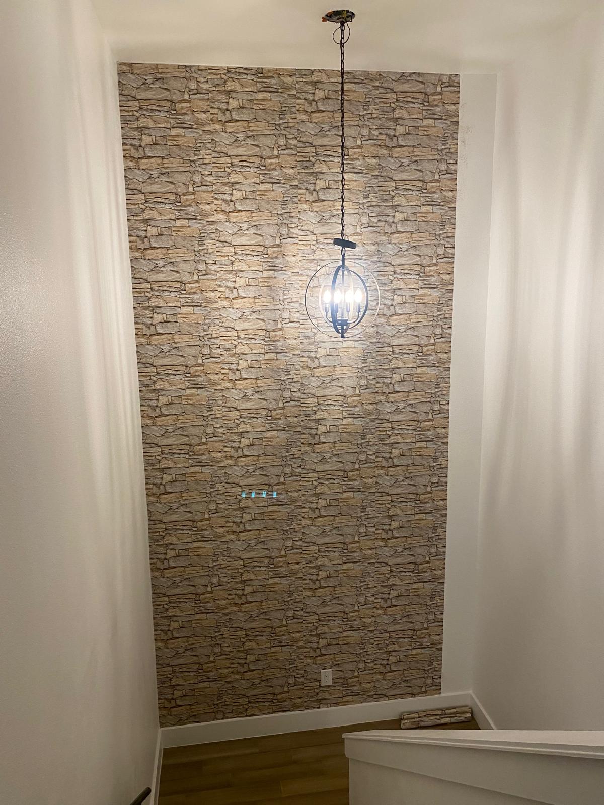 Stacked Stone Foyer
