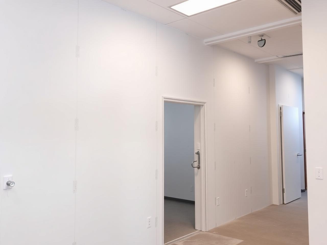 Finished Drywall Walls